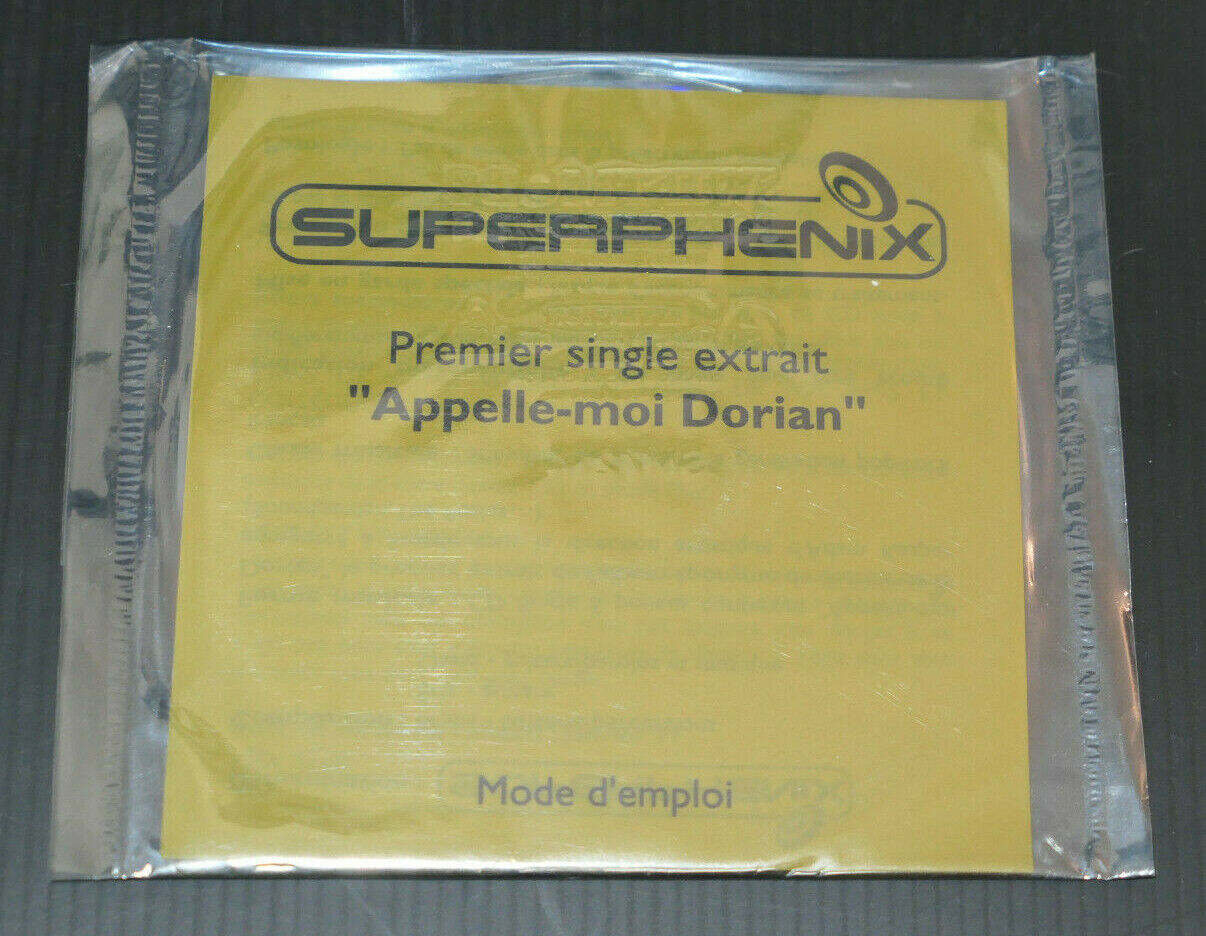CD SINGLE SUPERPHENIX / APPELLE-MOI DORIAN