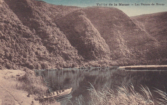 CARTE POSTALE ANCIENNE VALLEE DE LA MEUSE LES DAMES DE MEUSE (1920)