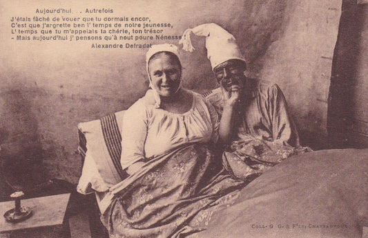 OLD POSTCARD CPA ALEXANDRE DEFRADAT TODAY YESTERDAY 