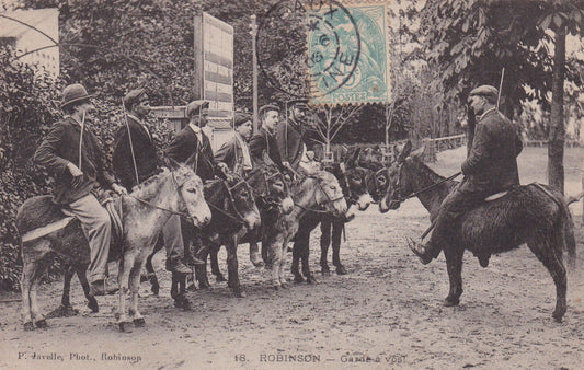 OLD POSTCARD CPA ROBINSON GARDE A VOS (1905) 