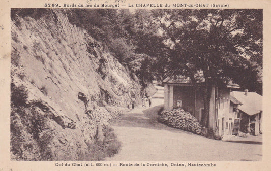 CARTE POSTALE ANCIENNE CPA BORDS DU LAC DU BOURGET LA CHAPELLE DU MONT-DU-CHAT