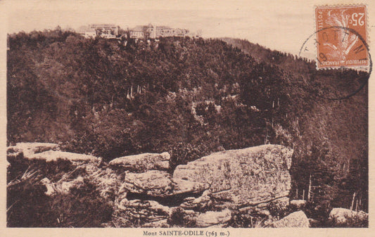 OLD POSTCARD CPA MONT SAINTE-ODILE (1929) 