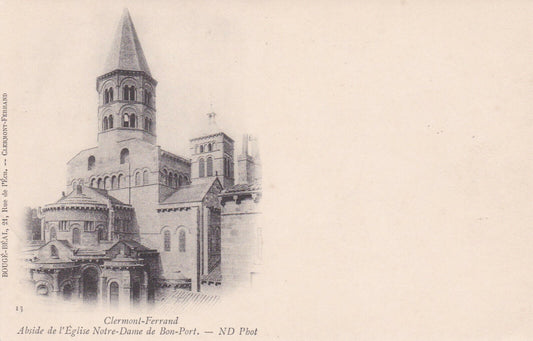 CARTE POSTALE ANCIENNE CPA CLERMONT-FERRAND ABSIDE DE L'EGLISE NOTRE-DAME...