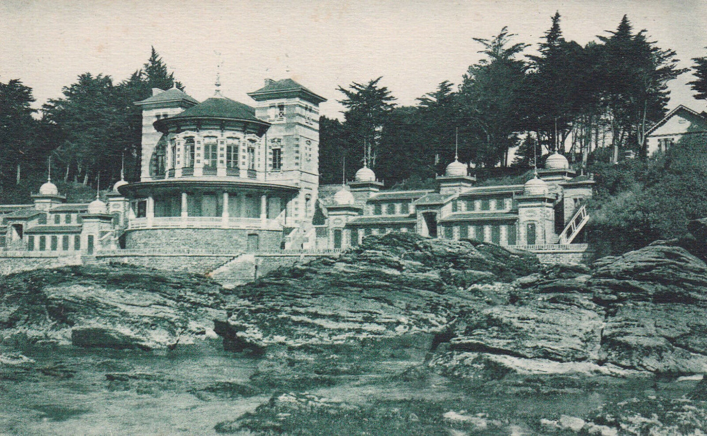OLD POSTCARD CPA PORNIC CASINO DE GOURMALON 