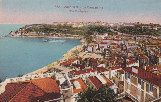 OLD POSTCARD CPA MONACO LA CONDAMINE