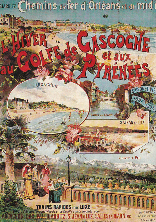 CARTE POSTALE MODERNE CPM L'HIVER AU GOLFE DE GASCOGNE ET AUX PYRENEES