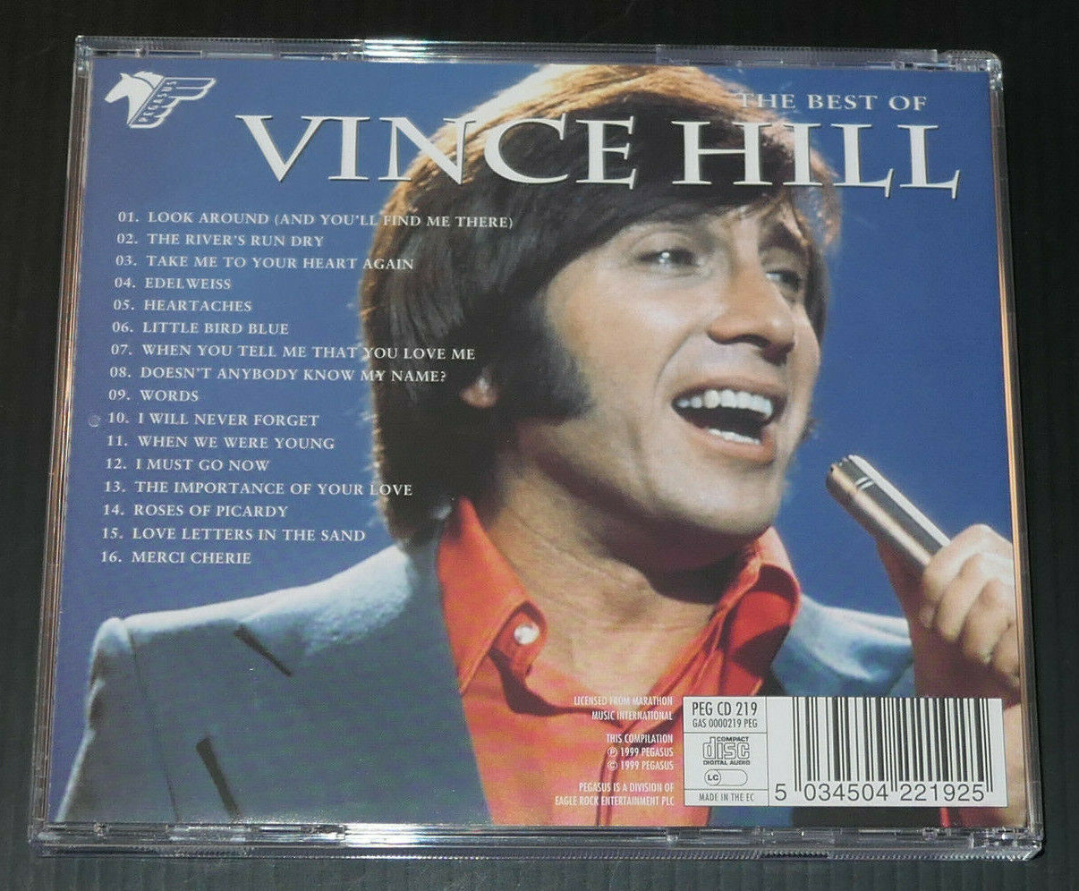 CD THE BEST OF VINCE HILL / PEGASUS 1999