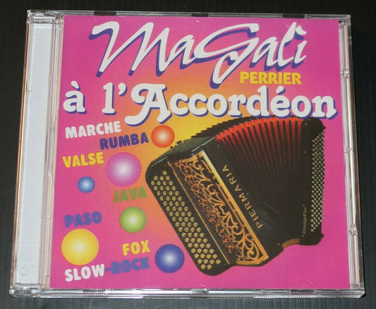 CD MAGALI PERRIER A L'ACCORDEON / 16 TITRES / JMC 224