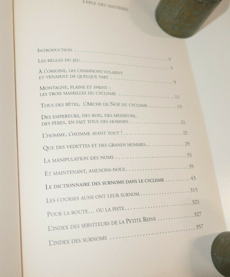 LE HERON ET LE BLAIREAU / DICTIONNAIRE DES SURNOMS DANS LE CYCLISME / 2013
