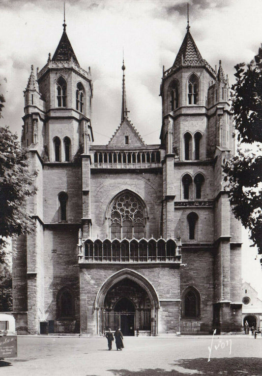 CARTE POSTALE CPSM NOIR & BLANC / DIJON EGLISE SAINT-BENIGNE