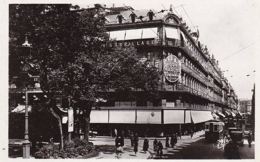 CARTE POSTALE ANCIENNE CPA NOIR ET BLANC / TOULOUSE LA RUE ALSACE-LORRAINE