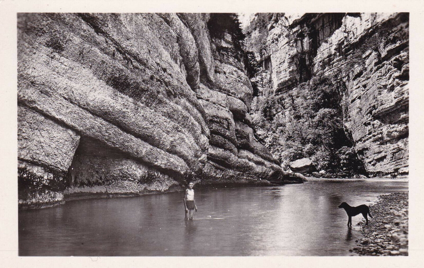LOT DE 3 CARTES POSTALES CPSM NOIR ET BLANC / GORGES ET GRAND CANON DU VERDON