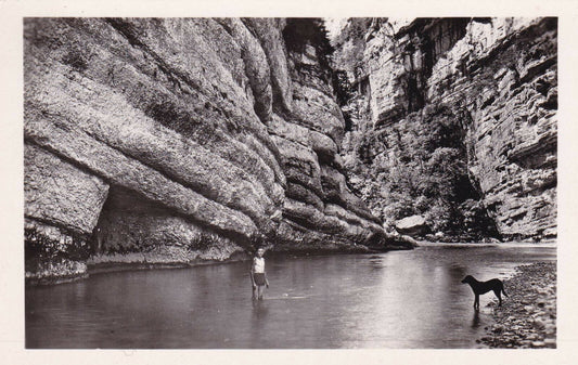 LOT DE 3 CARTES POSTALES CPSM NOIR ET BLANC / GORGES ET GRAND CANON DU VERDON