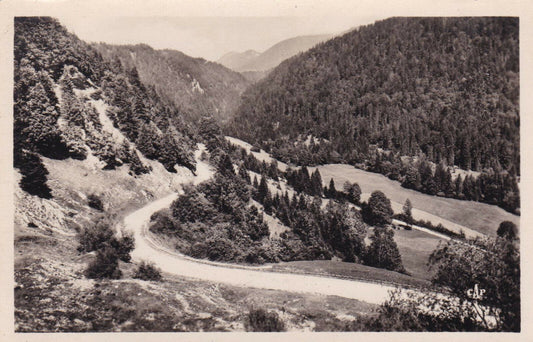 CARTE POSTALE ANCIENNE CPA NOIR ET BLANC / JOUGNE ET LA VALLEE DE LA FERRIERE