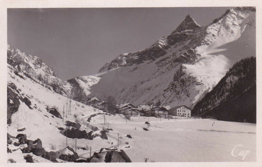 CARTE POSTALE ANCIENNE CPA NOIR ET BLANC / PEISEY NANCROIX POINTE D'ALLIET