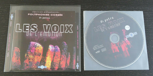 CD LES VOIX DE L'EMOTION / DI PETRA / POLYPHONIES CORSES / 2003