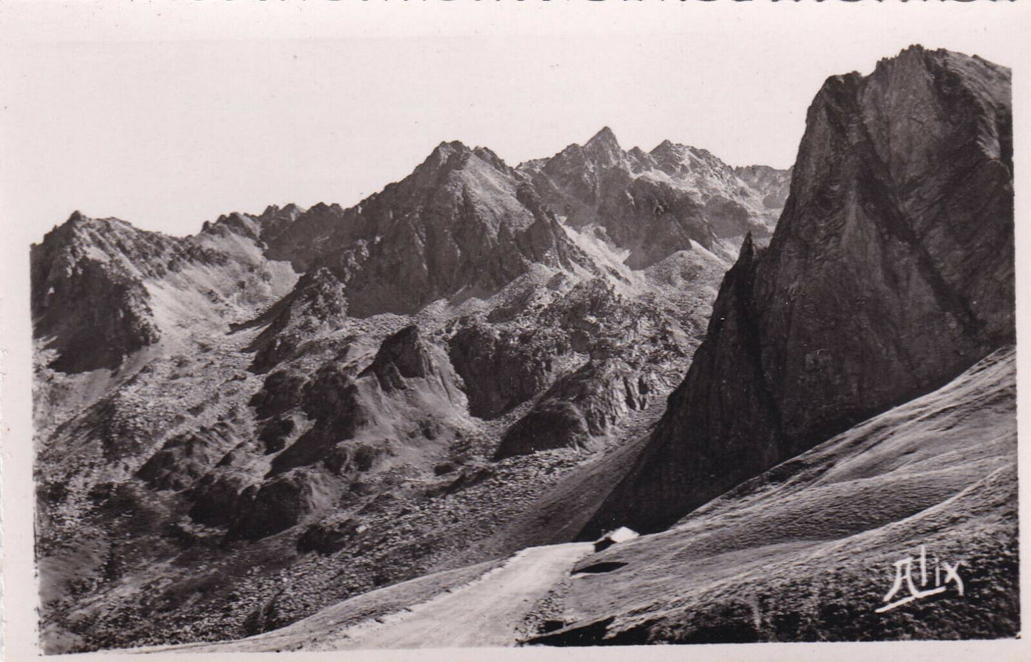 LOT 7 CARTES POSTALES CPSM NOIR BLANC / PIC DU MIDI DE BIGORRE COL DU TOURMALET