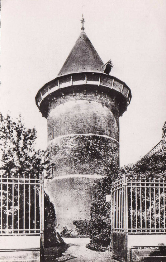 CPSM BLACK AND WHITE POSTCARD / ROUEN THE JEANNE D'ARC TOWER 