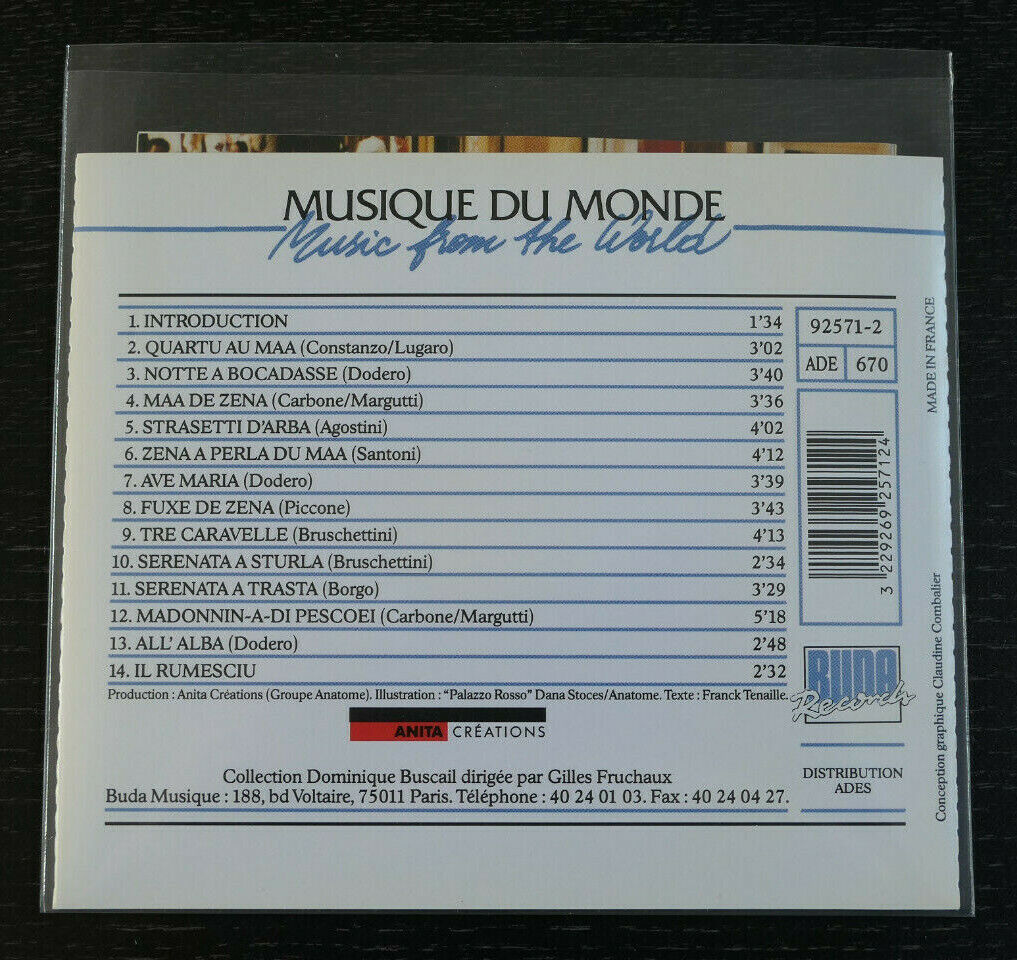 CD LA SQUADRA / CHANSONS GENOISES