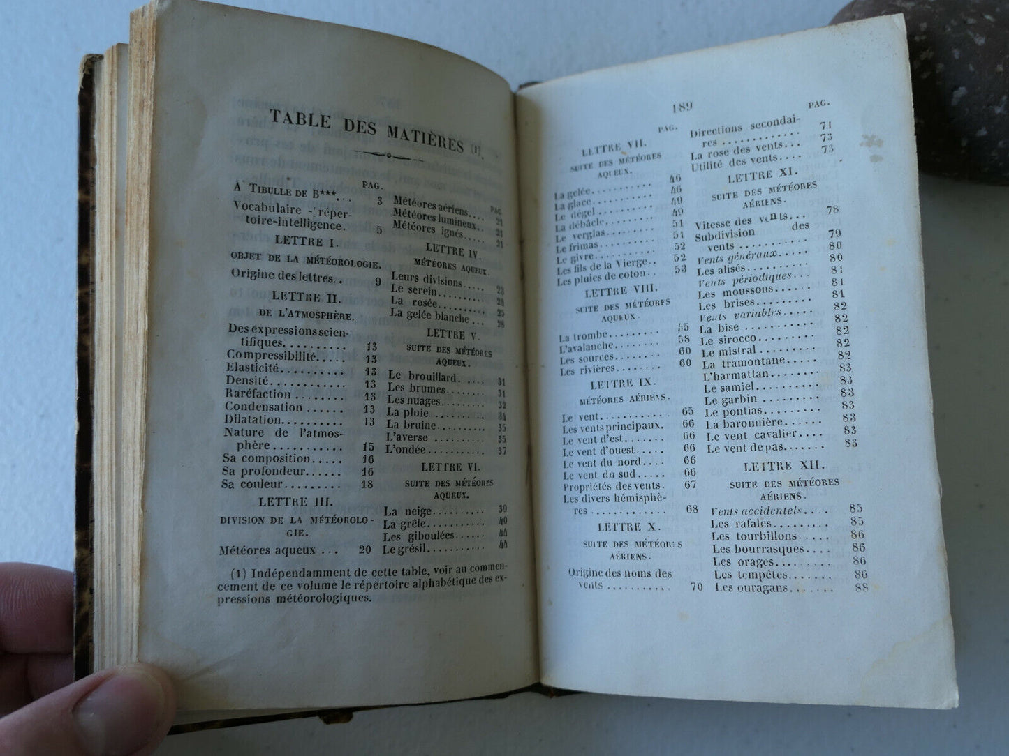 PETITE METEOROLOGIE DU JEUNE AGE / TIMOTHEE DEHAY / 1842