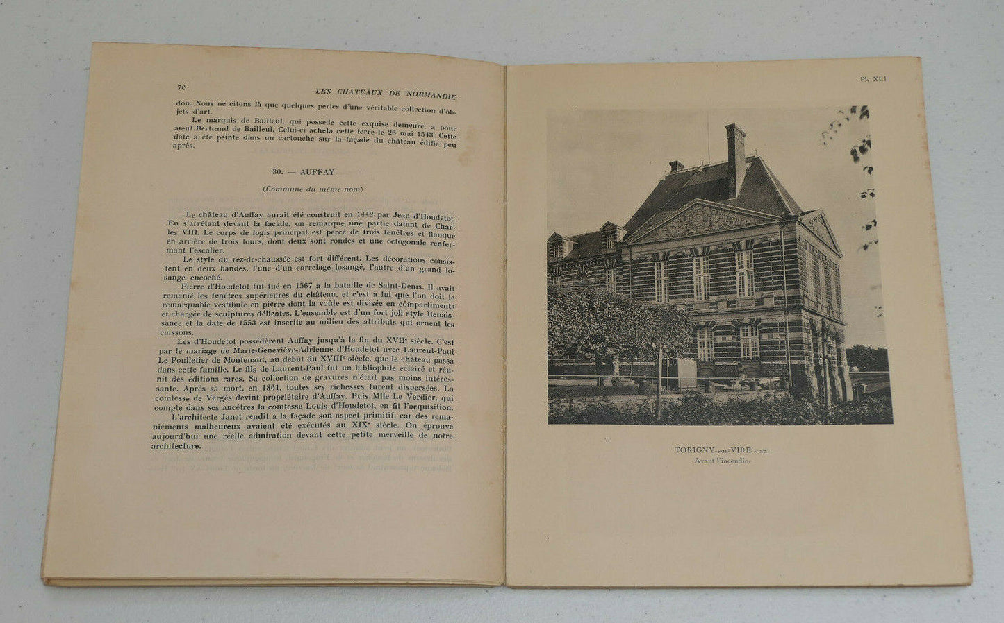 LES CHATEAUX DE NORMANDIE 69 MONOGRAPHIES / HENRY SOULANGE-BODIN / VANOEST 1949