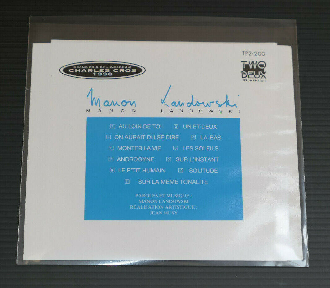 CD MANON LANDOWSKI / SUR L'INSTANT / SUISA 1990