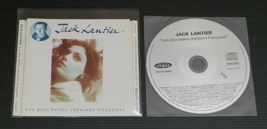 CD JACK LANTIER / LES PLUS BELLES CHANSONS FRANCAISES / COMPILATION 1992