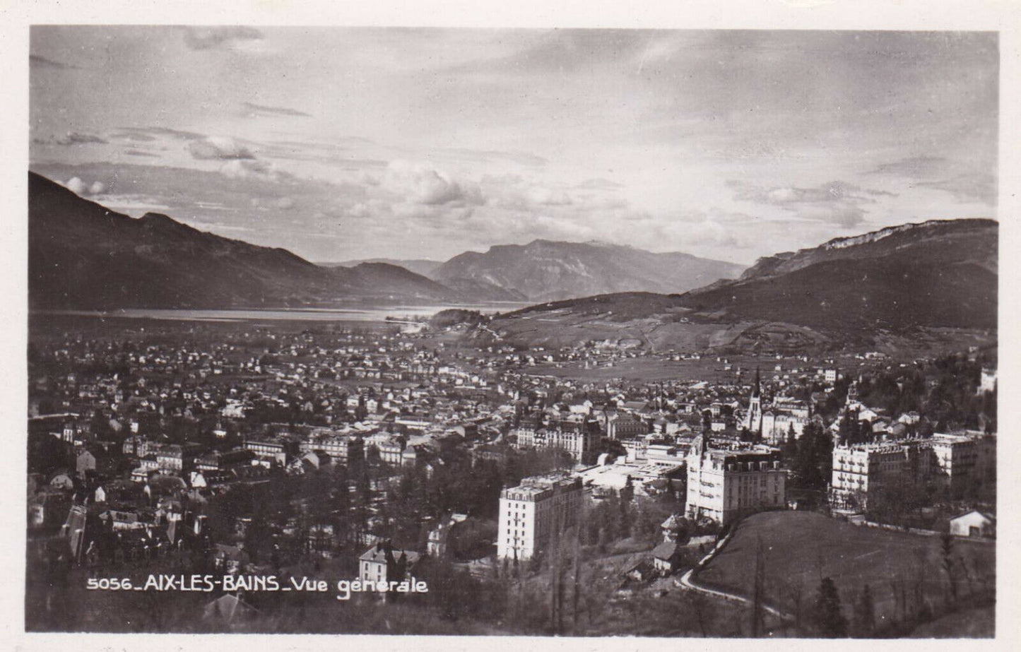 CARTE POSTALE ANCIENNE CPA / AIX-LES-BAINS VUE GENERALE