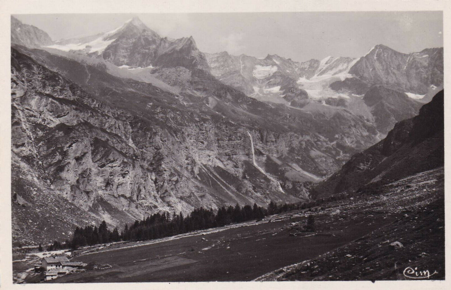 CARTE POSTALE CPSM NOIR & BLANC / PEISEY-NANCROIX LA CULAZ ET LES CASCADES