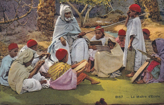 CARTE POSTALE ANCIENNE CPA / AFRIQUE LE MAITRE D'ECOLE