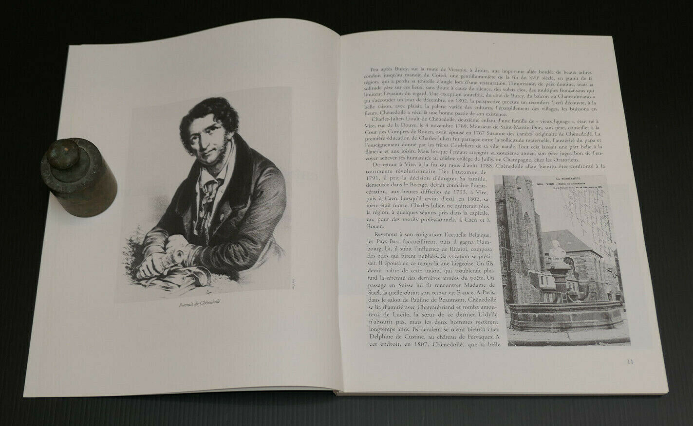 PROMENADES EN NORMANDIE AVEC DES POETES DISPARUS / CLAUDE LE ROY / CORLET 1997