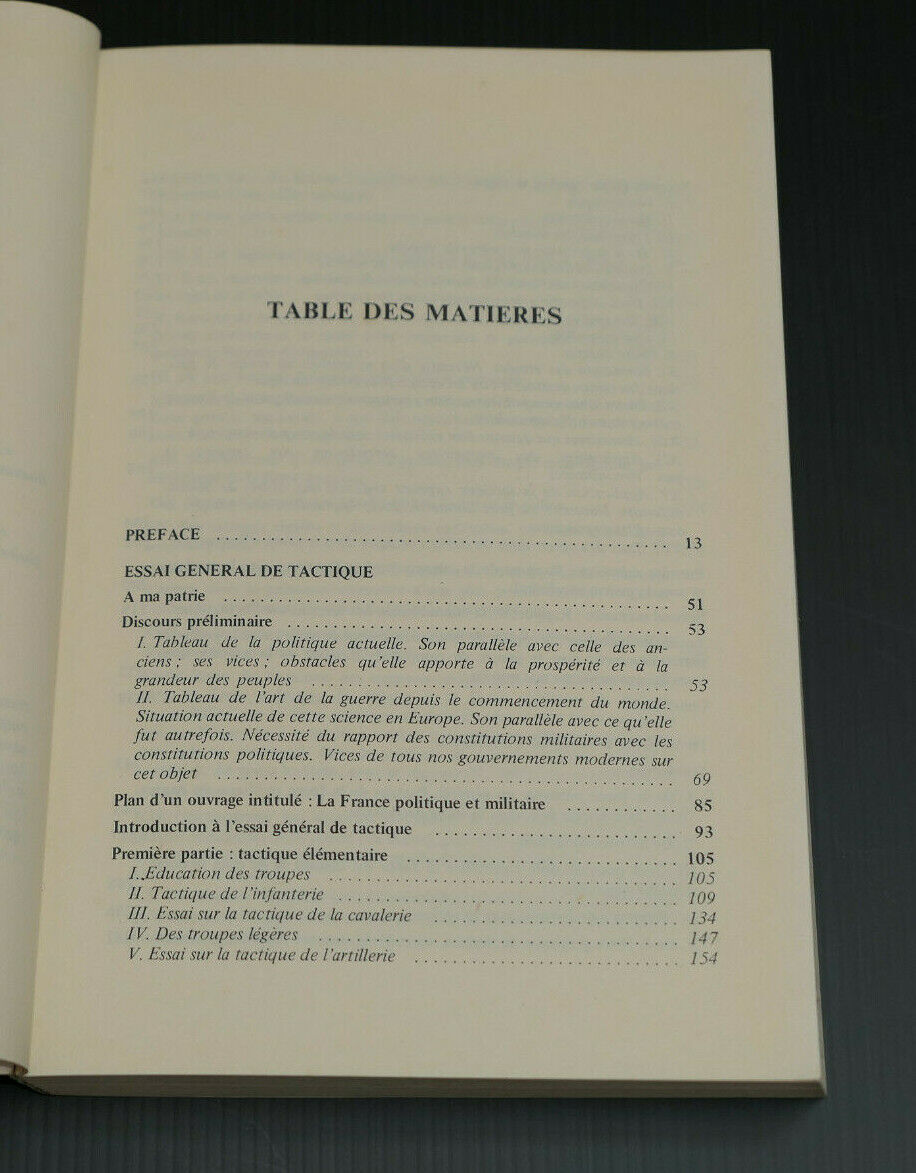 GUIBERT / ECRITS MILITAIRES 1772-1790 / COPERNIC 1977