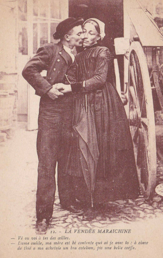 CPA CARTE POSTALE ANCIENNE LA VENDEE MARAICHINE
