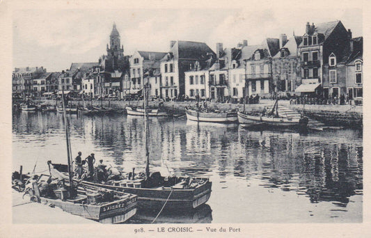 CARTE POSTALE ANCIENNE CPA / LE CROISIC VUE DU PORT