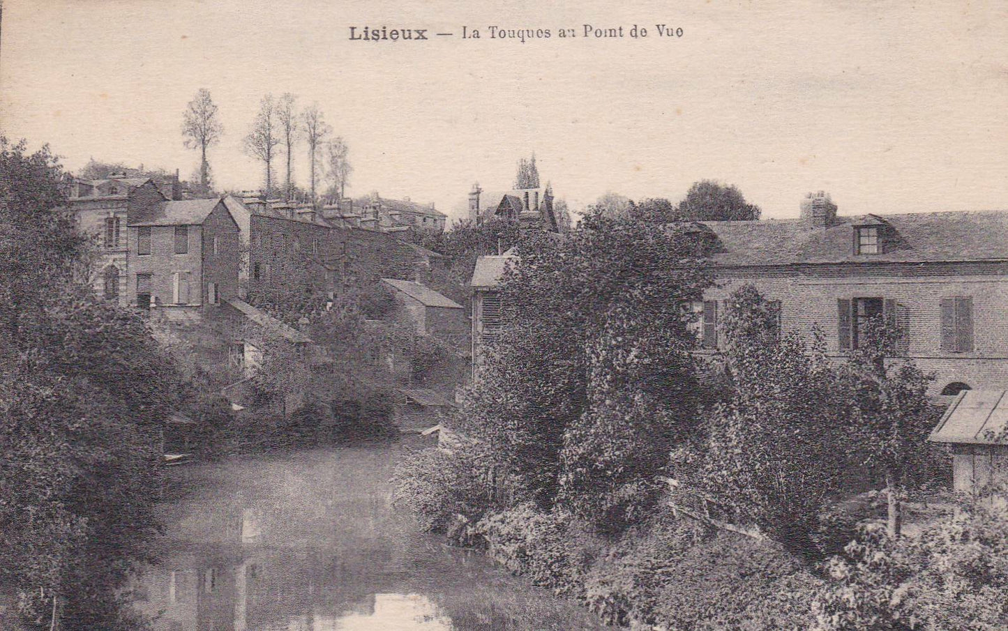 CARTE POSTALE ANCIENNE CPA / LISIEUX LA TOUQUES AU POINT DE VUE