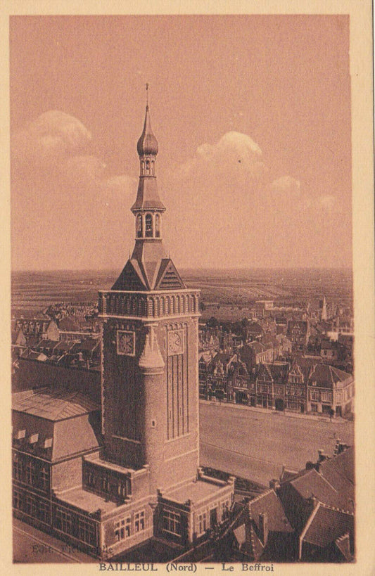 CARTE POSTALE ANCIENNE CPA / BAILLEUL NORD LE BEFFROI