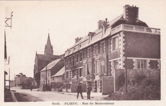 CARTE POSTALE ANCIENNE CPA / PLOEUC RUE DE MONCONTOUR