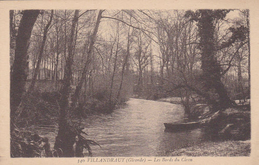CARTE POSTALE ANCIENNE CPA / VILLANDRAUT GIRONDE LES BORDS DU CIRON