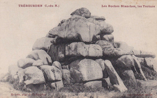 CARTE POSTALE ANCIENNE CPA / TREBEURDEN LES ROCHES BLANCHES LES TORTUES