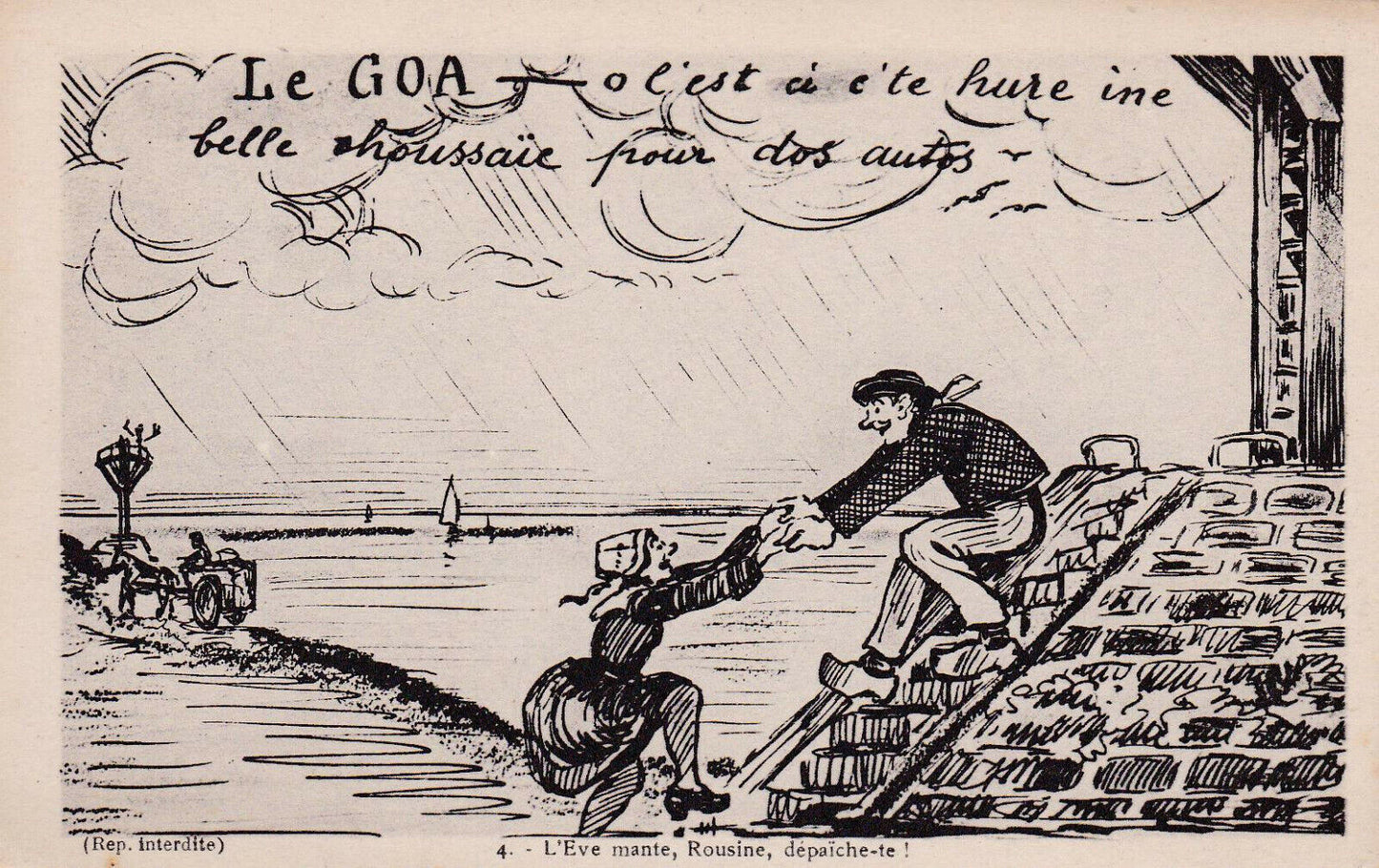CARTE POSTALE ANCIENNE CPA / LE GOA