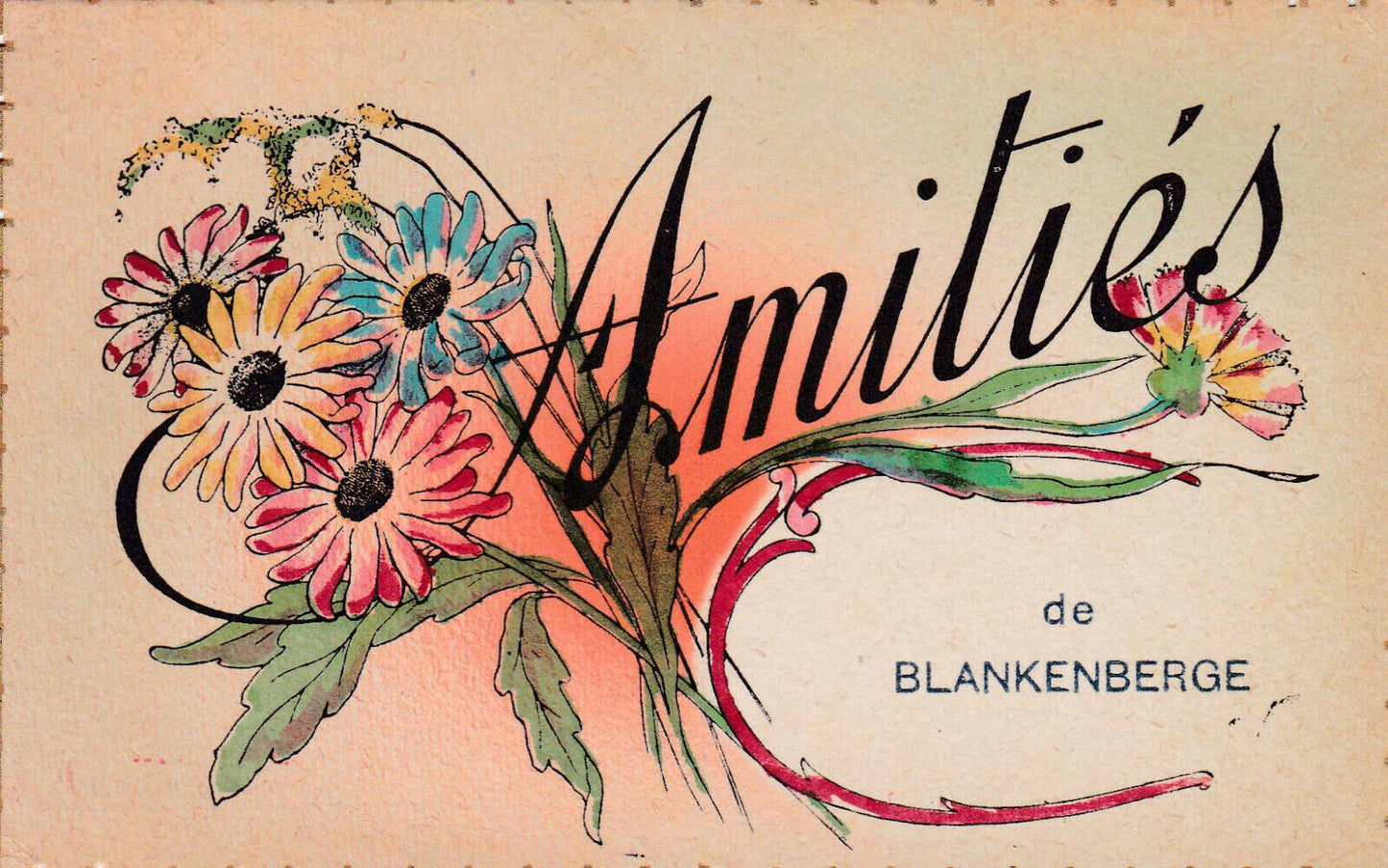 CARTE POSTALE ANCIENNE CPA / AMITIES DE BLANKENBERGE