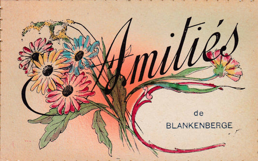 CARTE POSTALE ANCIENNE CPA / AMITIES DE BLANKENBERGE
