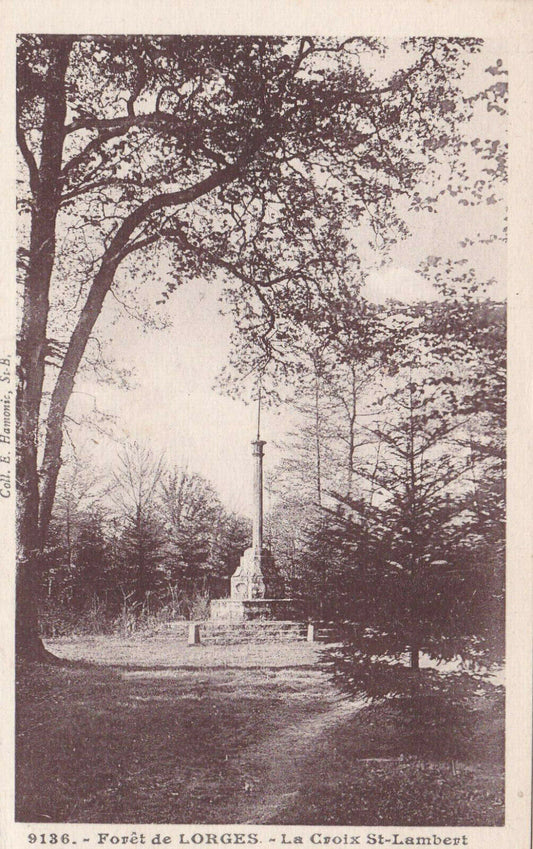 CARTE POSTALE ANCIENNE CPA / FORET DE LORGES LA CROIX ST-LAMBERT