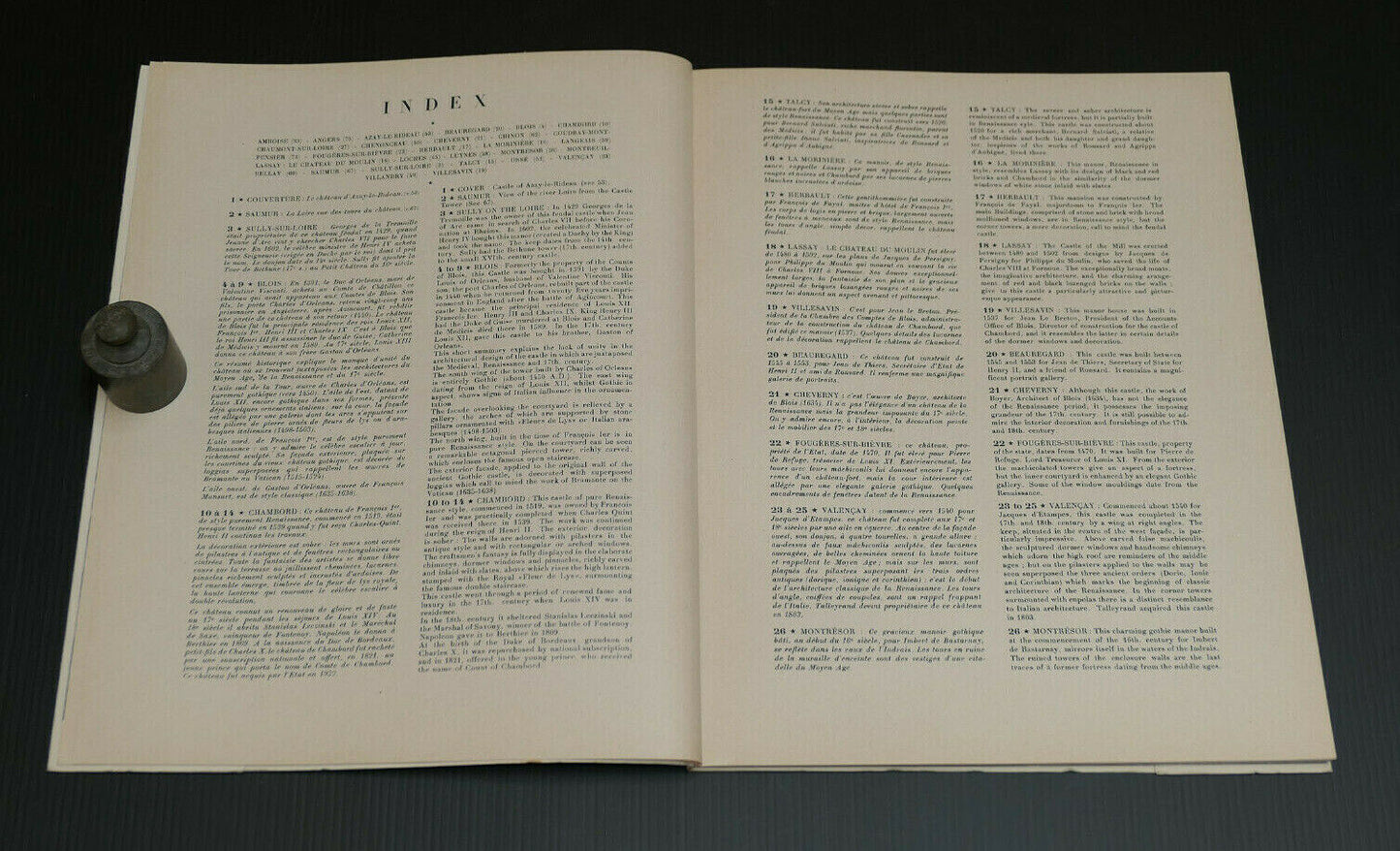 CHATEAUX DE LA LOIRE / CHARME DE LA FRANCE 1953