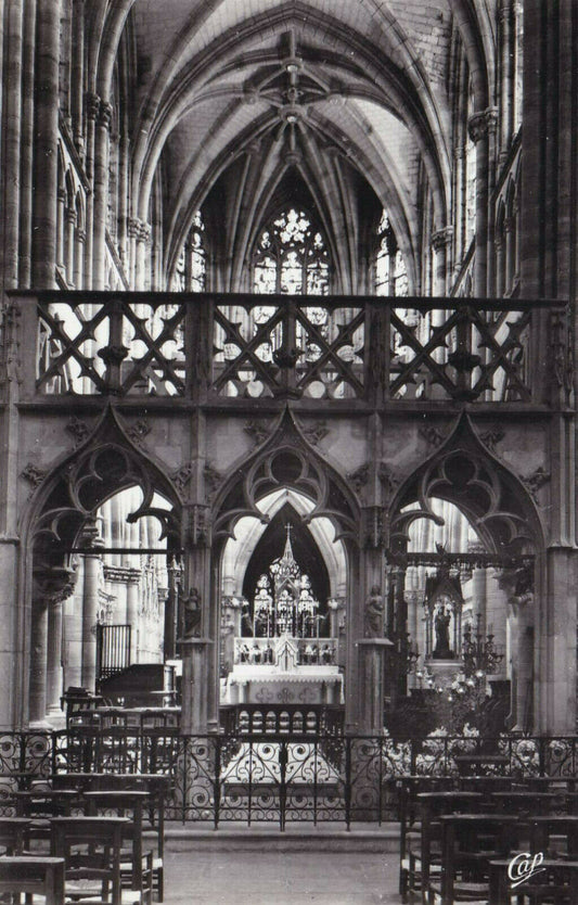 CARTE POSTALE CPSM NOIR & BLANC / L'EPINE BASILIQUE N.-D. DE L'EPINE LE JUBE