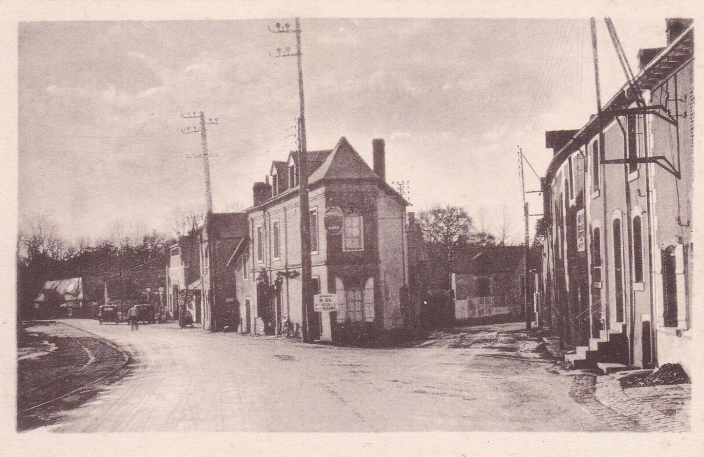 CARTE POSTALE ANCIENNE CPA / MORDELLES L'ARRIVEE ROUTES DE PLELAN ET DE CINTRE