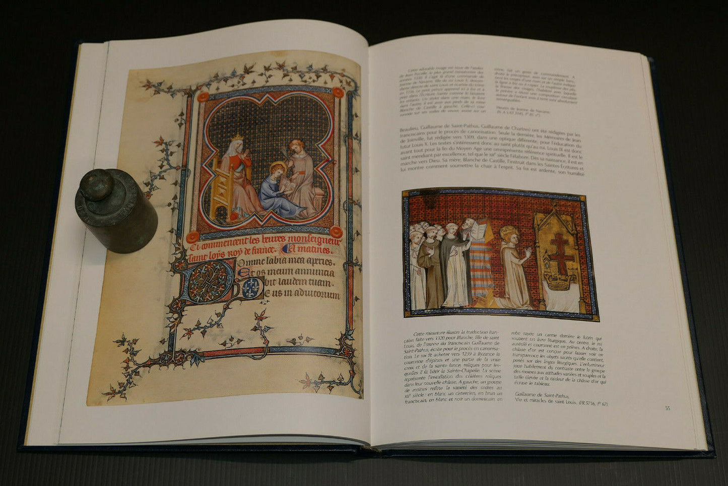 LE MIROIR DU POUVOIR / EDITIONS HERVAS 1989 / MINIATURE ART MOYEN AGE