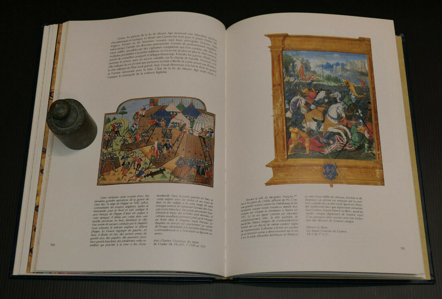 LE MIROIR DU POUVOIR / EDITIONS HERVAS 1989 / MINIATURE ART MOYEN AGE