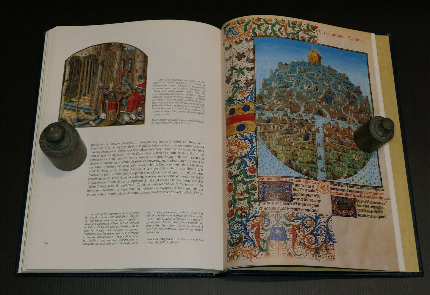 LE MIROIR DU POUVOIR / EDITIONS HERVAS 1989 / MINIATURE ART MOYEN AGE