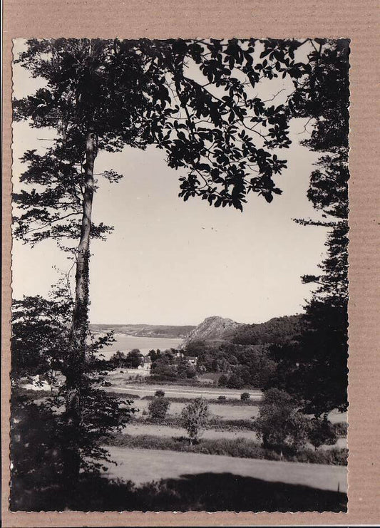 CPSM BLACK &amp; WHITE POSTCARD / SAINT-EFFLAM LE GRAND ROCHER 